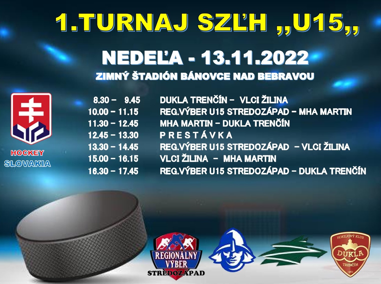 1. turnaj slovenského zväzu ľadového hokeja v kategórii U15